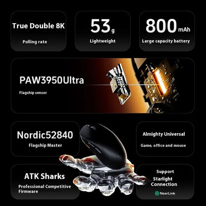 Dragonfly A9 Ultra – 8KHz Wireless Gaming Mouse